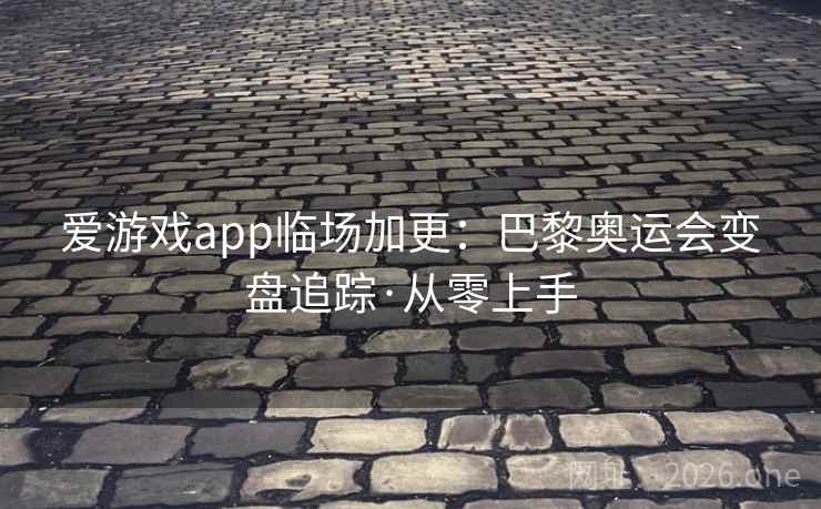 爱游戏app临场加更:巴黎奥运会变盘追踪·从零上手